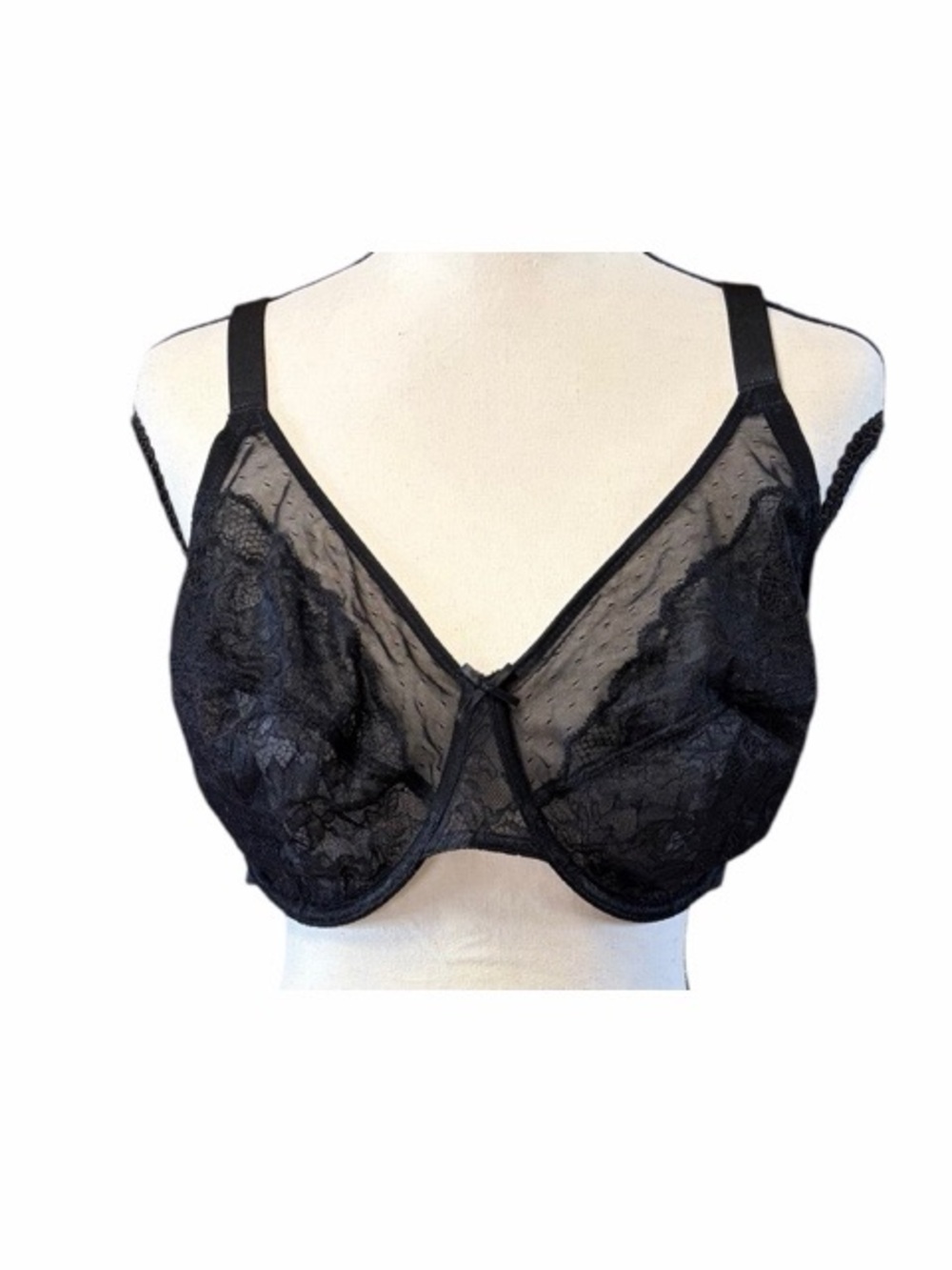 HSIA Unlined Lace Underwire Bra NWT